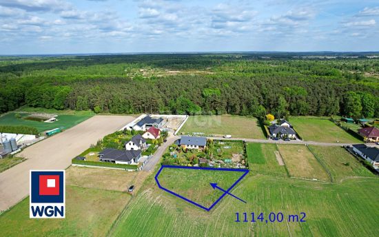 Grunt budowlany jednorodzinny na  sprzedaż Chludowo - Na sprzedaż działka budowlana z MPZP 1114,00 m2, Chludowo (gm. Suchy Las)